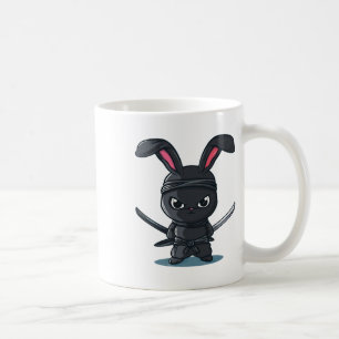 Cool Ninja Bunny-kostuum voor grappige Samurai Pas Koffiemok