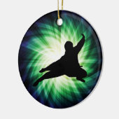 Cool Ninja Keramisch Ornament (Links)