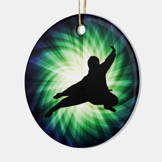 Cool Ninja Keramisch Ornament (Links)