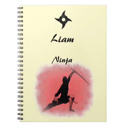 Cool Ninja Notitieboek (Voorkant)