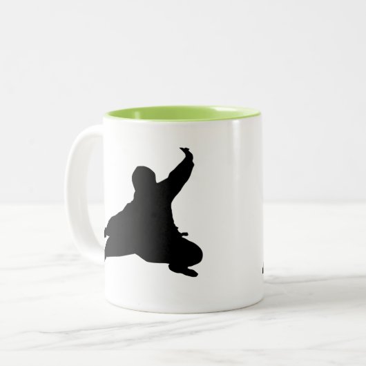 Cool Ninja Tweekleurige Koffiemok (Voorkant links)