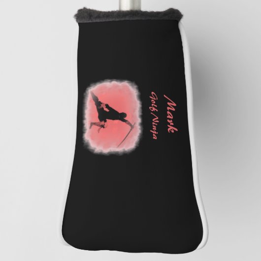 Cool Ninja Warrior Golf Head Hoesje Golfheadcover (Draai 90)