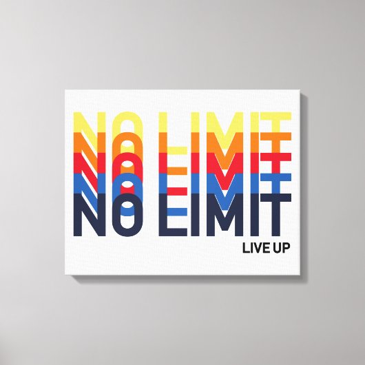 Cool No Limit Live Play-Pop Canvas Afdruk (Voorkant)