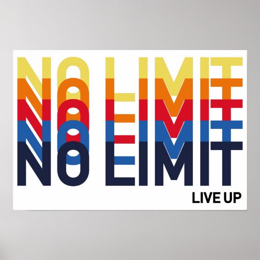 Cool No Limit Live Play-Pop Poster (Voorkant)