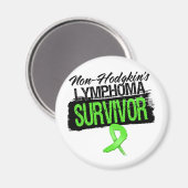 Cool Non-Hodgkin lymfoom Survivor Magneet (Voorkant / Achterkant)