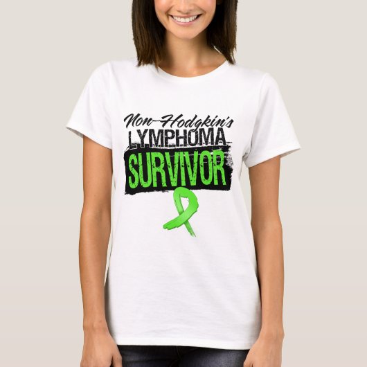 Cool Non-Hodgkin lymfoom Survivor T-shirt (Voorkant)