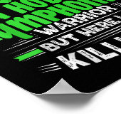 Cool Non Hodgkin Lymphoma Warrior Non Hodgkin Lymp Poster (Hoek)