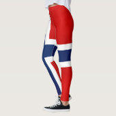 Cool Norway Flag Mode Leggings (Links)