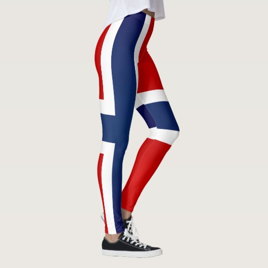 Cool Norway Flag Mode Leggings (Rechts)