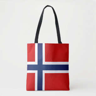 Cool Norway Flag Mode Tote Bag