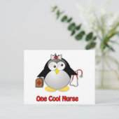 Cool Nurse Briefkaart (Staand voorkant)