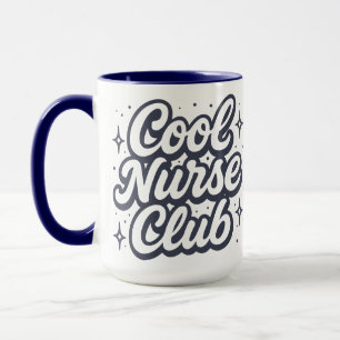 Cool Nurse Club Retro Verpleegkunde Gezondheidszor Mok