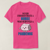 Cool Nurse Pandemie T-shirt (Design voorkant)