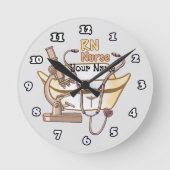 Cool Nurse Ronde Klok (Voorkant)