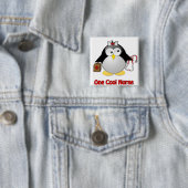 Cool Nurse Vierkante Button 5,1 Cm (In situ)