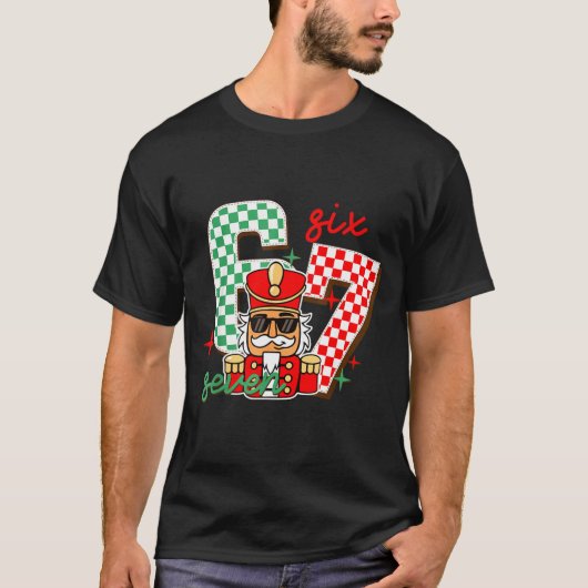 Cool Nutcracker Christmas 67 Six Seven Gen Alpha S T-shirt (Voorkant)