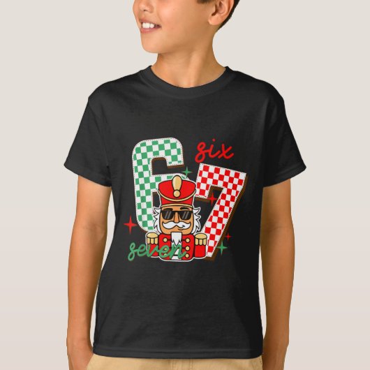 Cool Nutcracker Christmas 67 Six Seven Gen Alpha S T-shirt (Voorkant)