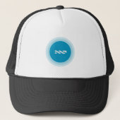 Cool Nxt Cryptocurrency Coin Sign Trucker Pet (Voorkant)