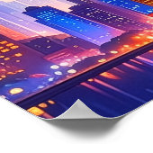 Cool NYC Art New York City in my Hat Poster (Hoek)