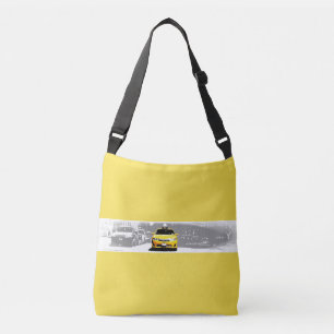 Cool NYC New York City Brooklyn Bridge Gele Taxi Crossbody Tas