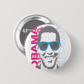 Cool Obama 2012 Button (Voorkant /achterkant)
