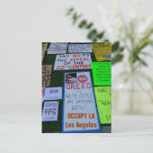 Cool Occupy LA Briefkaart! Briefkaart (Staand voorkant)