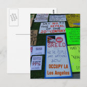 Cool Occupy LA Briefkaart! Briefkaart (Voorkant / Achterkant)