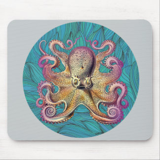 Cool octopus print muismat