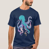 Cool Octopus T-shirt ontwerp (Voorkant)