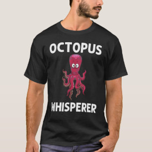 Cool octopus voor mannen Biologie van het leven in T-shirt