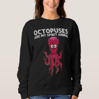 Cool Octopus Voor Mannen Vrouwen Zeeleven Oceaan B Trui