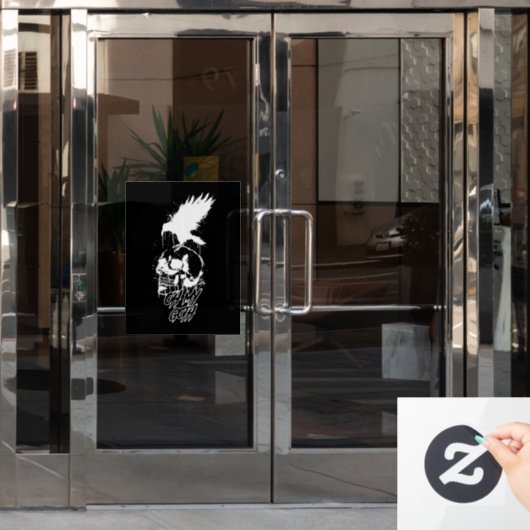 Cool Oh My Gothic Gothic Metal Raamsticker (Kantoordeur)