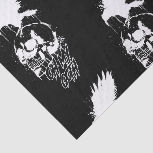 Cool Oh My Gothic Gothic Metal Tissuepapier (Detail)