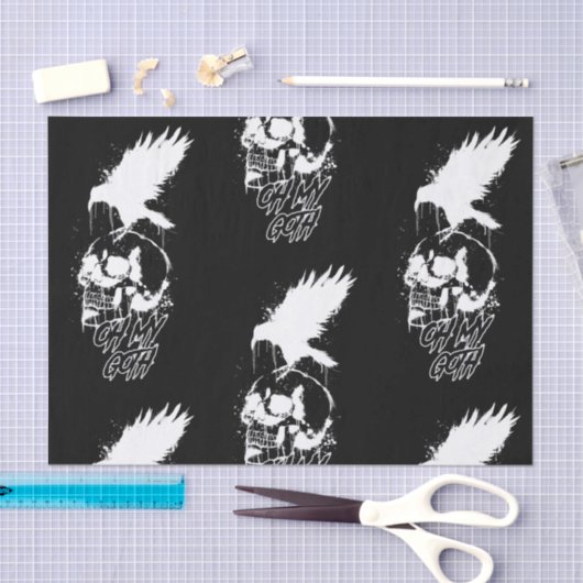 Cool Oh My Gothic Gothic Metal Tissuepapier (Craft)