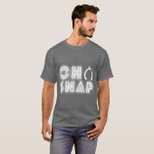 Cool Oh Snap Funny Wishbone Thanksgiving T-shirt (Voorkant volledig)