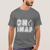 Cool Oh Snap Funny Wishbone Thanksgiving T-shirt (Voorkant)