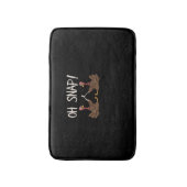 Cool Oh Snap! _ Grappig Turkije met Wishbone Thank Badmat (Voorkant Verticaal)