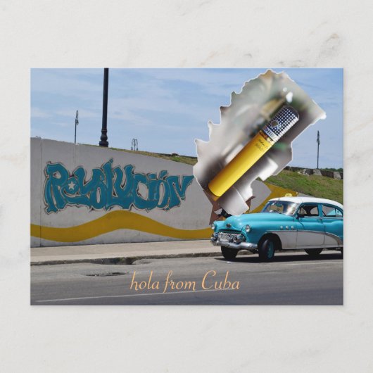 Cool Old Car Havana Cuba Briefkaart (Voorkant)