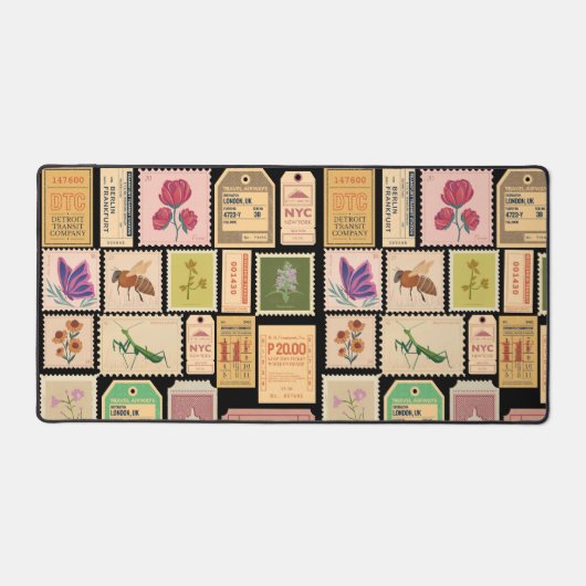 Cool  Old cenima tickets en stempels Insecten Bureaumat (Voorkant)