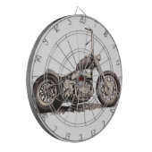 Cool Old Motorbike Dartbord (Voorkant Links)