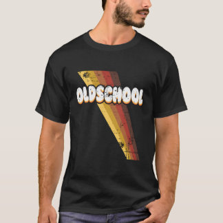 Cool Old School Retrostyle Design T-shirt