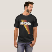 Cool Old School Retrostyle Design T-shirt (Voorkant volledig)