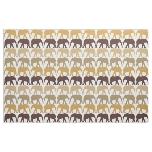 Cool Olifanten Patroon Stof (Fat Quarter)
