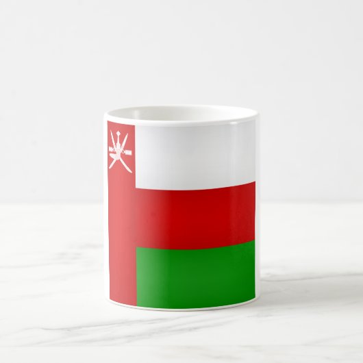 Cool Oman Flag Koffiemok (Center)