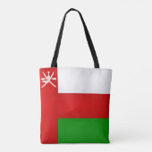Cool Oman Flag Mode Tote Bag (Achterkant)