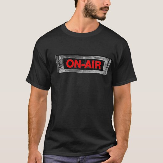 Cool On-Air DJ/Broadcasting Shirt (Voorkant)