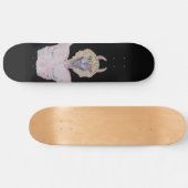 cool on-off afbeelding van demonisch monster persoonlijk skateboard (Horizontaal)