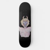 cool on-off afbeelding van demonisch monster persoonlijk skateboard (Voorkant)