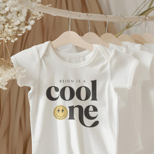 Cool One Boy Groovy Kinderen geruite retro Romper