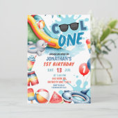 Cool One Pool 1e verpartij Kaart (Staand voorkant)